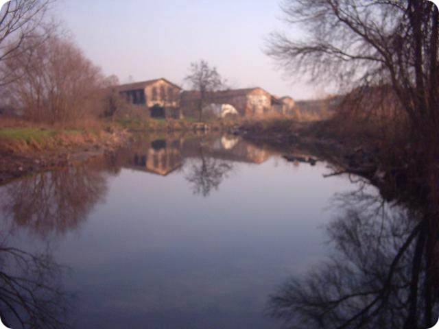 Vista del fiume Addetta...molto PESCOSO!